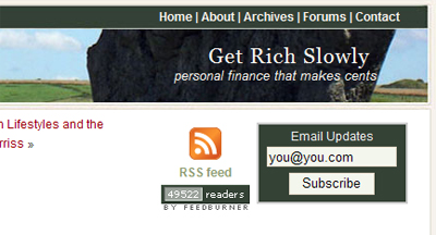 Read Blogs: Get Rich Slowly